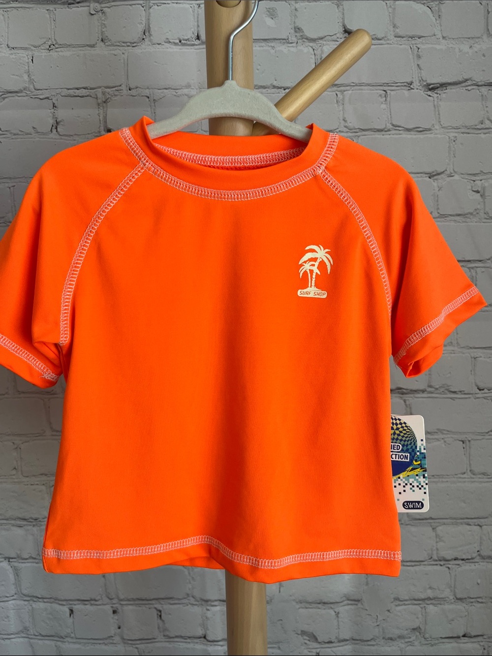 ⭐️⭐️PICK 5 / $20 NEW Neon Orange Short Sleeve Swim Shirt